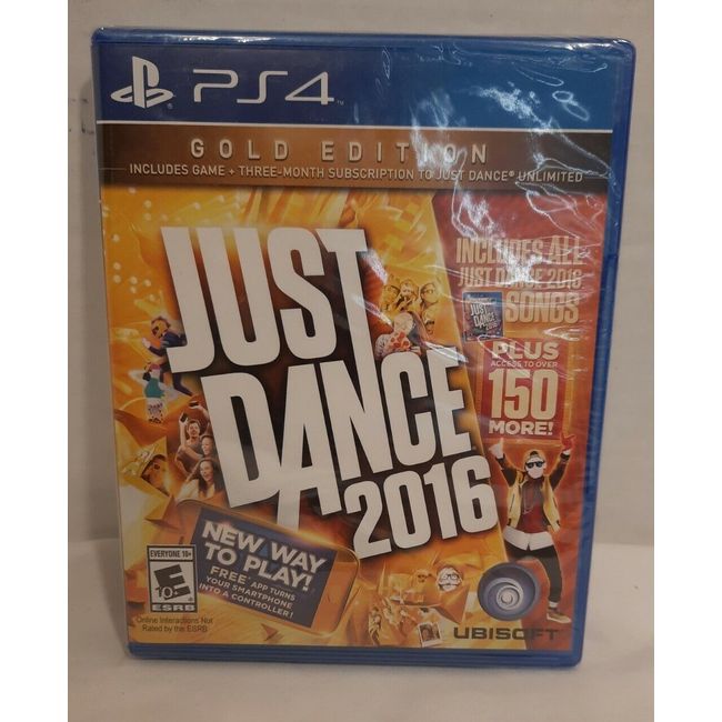 NEW SEALED Just Dance 2016 GOLD Edition Sony PlayStation 4 PS4 Game