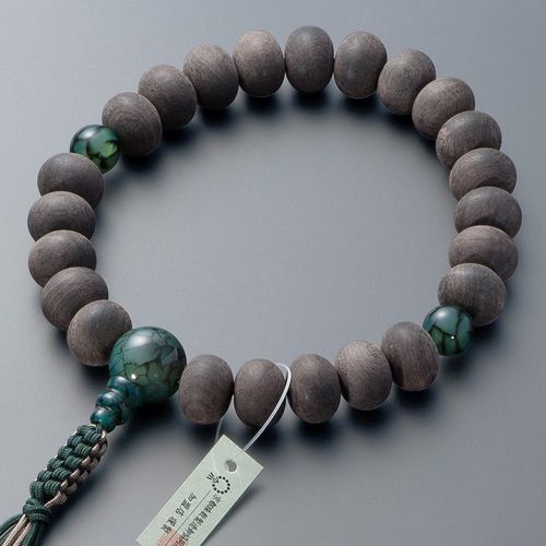 Butsudanya Takita Shoten Buddhist Beads, Jodo Shinshu Buddhist Buddhist Beads, For Men, Ebony (Sorench), Tangerine Ball, Dragon Crest Agate, 23 Beads, Pure Silk String Tassel, Kyoto Prayer Beads, Official Prayer Beads (Takita Shoten Issued Kyo Nenju Beads