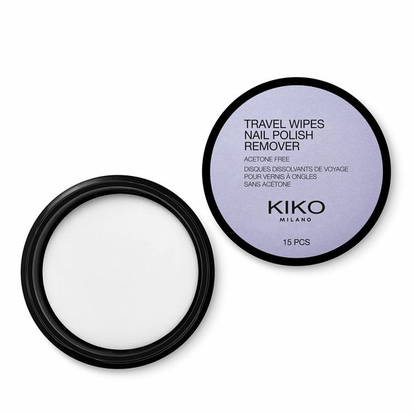 KIKO Milano Nail Polish Remover Wipes | Acetone-Free Nail Polish Remover Wipes