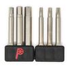 Prestacycle Pro Bicycle Tool Bits – (6) Piece 50mm S2 Nickel Plated Bit Set