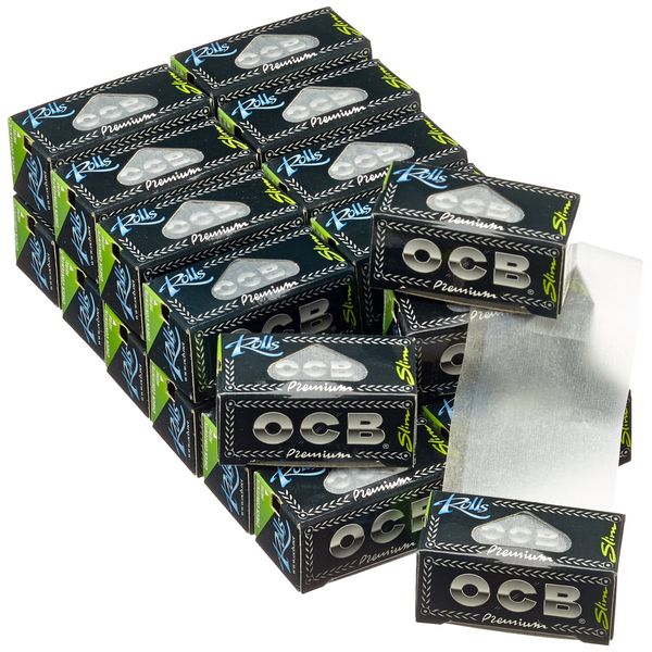 OCB Premium 24 x Slim Rolls also known as Rips