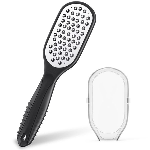 Foot Rasp Foot File and Callus Remover. Professional Foot Care Pedicure Stainless Steel File to Remove Hard Skin. Can Be Used On Both Wet and Dry Feet. -AsonTao