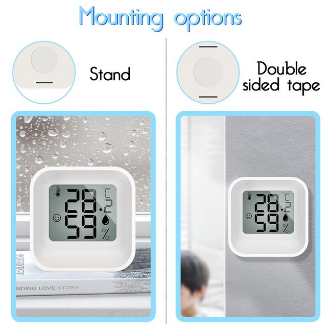 Great Choice Products Digital Temperature Humidity Meter Sensor Thermometer  Hygrometer Room Gauge Lcd