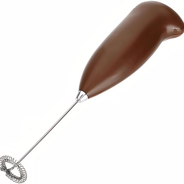 Electric Milk Frother Handheld Whisk Foam Maker for Coffee Blender Handy Stainless Steel Whisker for Lattes Cappuccino Matcha and Hot Chocolate