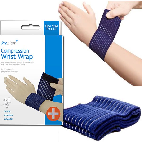 Elasticated Adjustable Compression Wrist Wrap