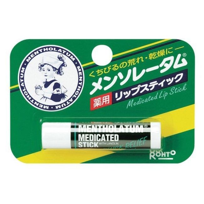 [Quasi-drug]《Rohto Pharmaceutical》 Mentholatum Medicated Lip Lipstick 4.5g