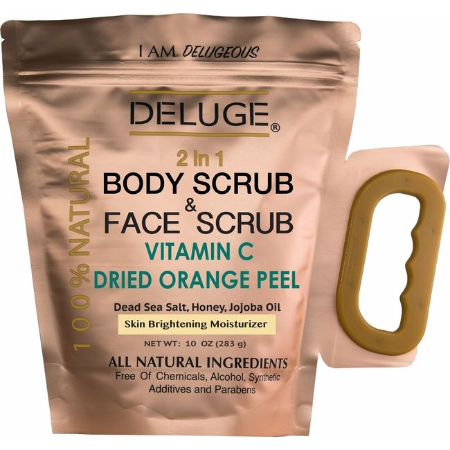 VITAMIN C SCRUB with DRIED ORANGE PEEL