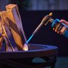 Quickfire Outdoor Torch, High Output, Wind-Resistant Propane Hand Torch for Ligh