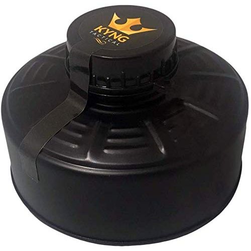 KYNG Tactical 40mm Mask Filter- Emergency Preparedness, Industrial Use, Painting, Welding Prep, Halloween Mask, Upgraded Premium Black 40mm Filter, Sealed