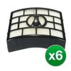 Replacement Vacuum Filter for Envirocare XHF500 / F654 (6-Pack)