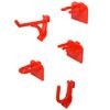 54 Piece Hanging Panel Tool Organization Rack for Garage Wall, 50 Hooks