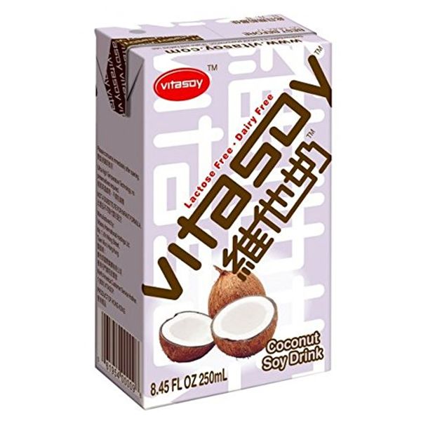 Vitasoy Soy Milk Drink, Coconut Flavor, 8.45oz (Pack of 24)