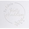 Library Book Embosser Seal Stamp Personalized Customized 1 x 5/8" (Open Book)