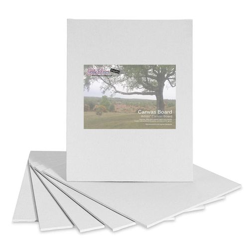 (Pack of 3) Blank Canvas Panels Boards 100% Cotton for Acrylic & Oil Painting (25 x 30cm)