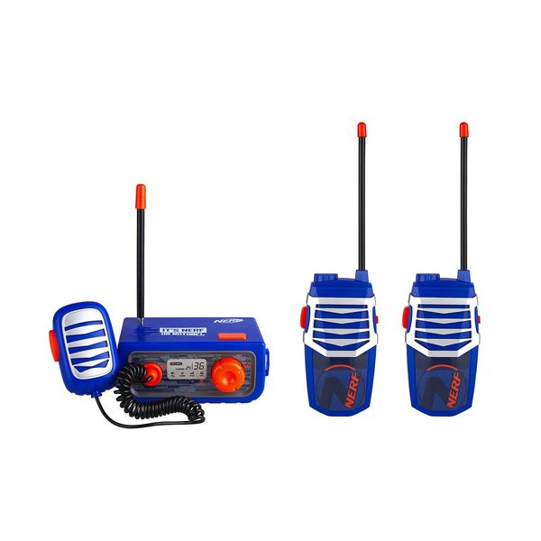 Walkie Talkies Set, 3 Piece Walkie Talkie Base Station Kit for Kids and Adults, Long Rang Three Way Radio with Volume Control, Rugged Outside Toys for Children Boys and Girls