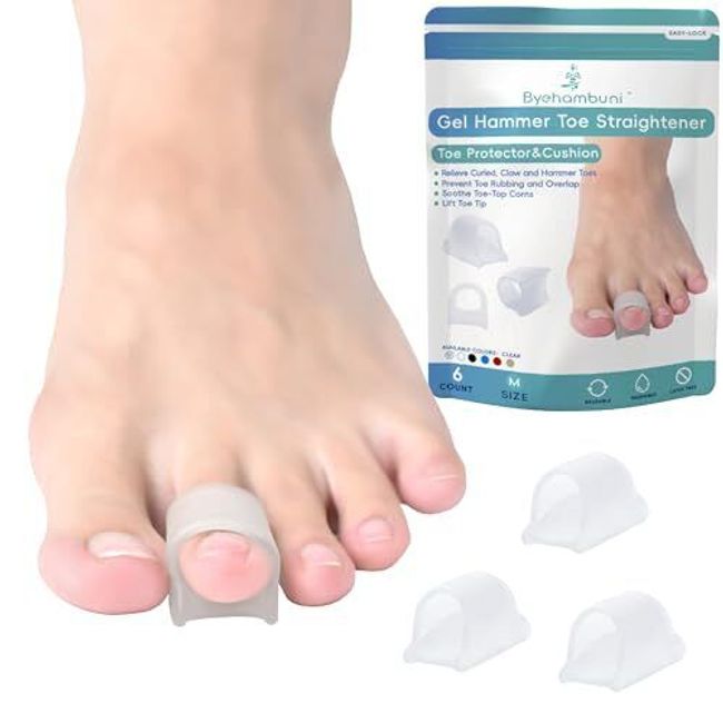 Hammer Toe Corrector - Toe Straightener for Curled Crooked Claw Toe - Lifts