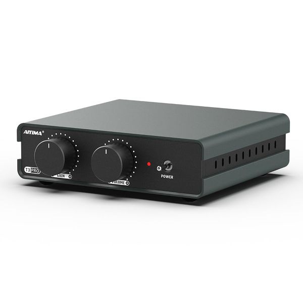 AIYIMA T3 PRO MM/MC RIAA Phono Preamp for Turntable Record Player Home HiFi Audio Stereo Amplifier Speaker Professional Phonograph Preamp with 39dB Gain & Volume Adjustment & AC Power Adapter