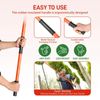 Extendable 26ft Telescoping Pole Saw Tool Kit Lightweight Sharp Tree Trimmer