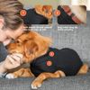 Suitical Recovery Suit Dog, Medium Plus, Black