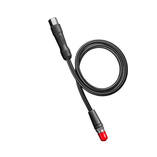 SUUNTO SS019687000 Lightweight Miflex Mesh Carbon Hose 33.1 inches (84 cm) High Pressure Gauge Long Hose [Carbon HD My Flex