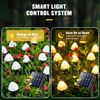 Mushroom Solar Lights Outdoor Waterproof LED Solar String Lights Garden Decor 