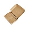 Box.it.pack.it Kraft Paper Gift Tags, Brown, Rectangular 5x3 cm, 100 Pack with String, 5 x 3 cm