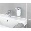 WENKO Woya Wall Soap Dispenser, Refillable Ceramic Pump, 250 ml, White