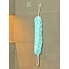 Long Stretch Back Sponge with Rope Handles Back Scrubber Bath Shower Mesh Sponge Exfoliating Body Scrub Stretch Braided Loofah for Men and Women(2-Pack,Blue Green)