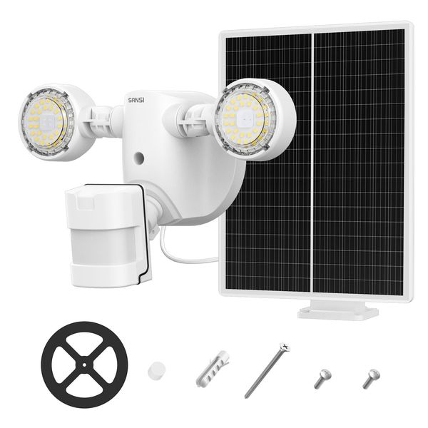 SANSI Solar Security Light Outdoor IP65 Waterproof LED Motion Sensor Wall Lamp
