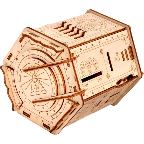 ESC WELT Fort Knox PRO - Escape Room in a Box - Brain Teaser Puzzle Box for Adults & Teens - 3D Puzzle for Adults - Puzzle Game - Cash Puzzle Money Box - Wooden Puzzle Box - Board Game for Adults