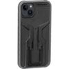 TOPEAK RideCase Handyhülle für iPhone 14 Plus mit Halter schwarz
