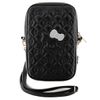 Hello Kitty HKPBPEKHBPK Bag Black Quilted Bows Strap, black