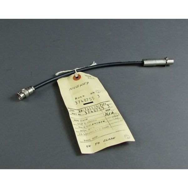12" Belden 8263 RG-59B/U Cable Assembly 75 Ohm BNC/Male5 to Patch Jack 75 Ohm
