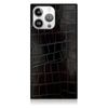 Flaunt Official Square Protective Case - Compatible with iPhone 16 Pro Max - Compatible with MagSafe & Wireless Charging - Drop-Tested & Shockproof - (Black Crocodile)