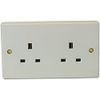 2 GANG UNSWITCHED SOCKET - EACH Electrical Switches & Socket Outlets