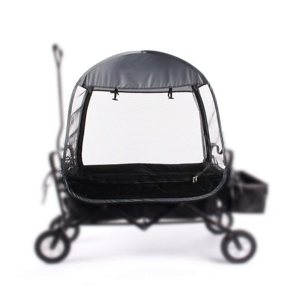 BESTEN Pop Up Mosquito Net Canopy for Kids Push Pull Wagon Cart