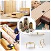 50 Pcs M4/M5/M6/M8/M10 Zinc Alloy Hex Socket Screw Inserts Threaded Insert Nuts Assortment Tool Kit with Plastic Box