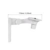 sourcing map Adjustable Security Camera Bracket, Plastic Wall Mount CCTV Stand 110mm Height for Home Surveillance System Mounting, White