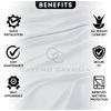 GC GAVENO CAVAILIA Fitted Sheet & Pillowcases, Polycotton, White, Double