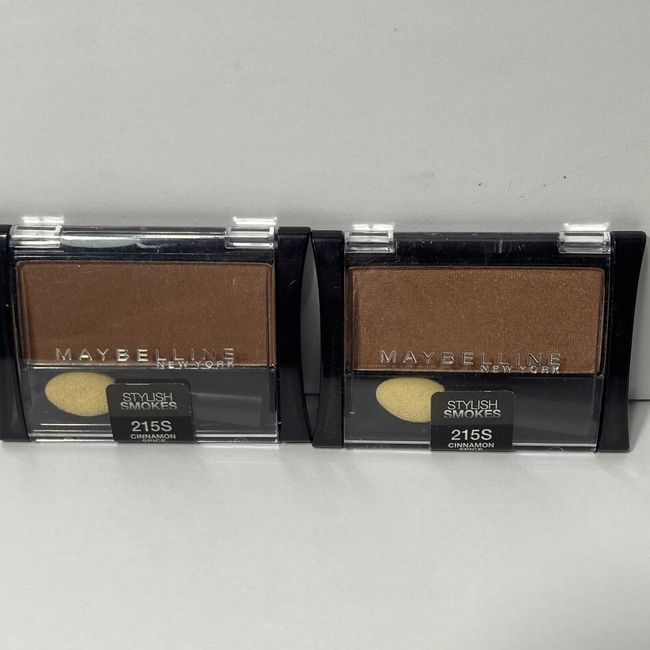 Maybelline Cinnamon Spice Eyeshadow Stylish Smokes DISCONTINUED Pearl Set of 2