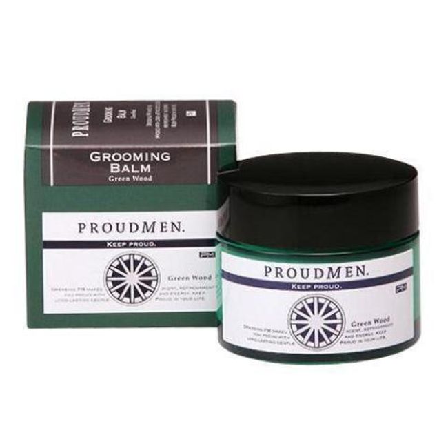 Lenor Proudmen Men's Grooming Balm Green Wood Fragrance Cream 40g