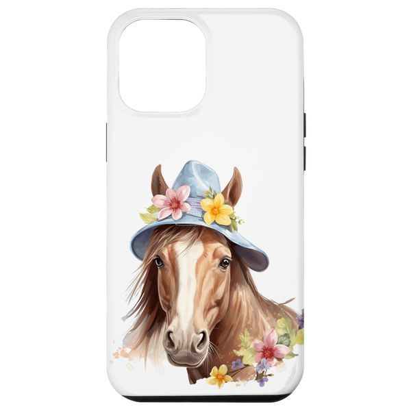 iPhone 14 Plus Chestnut Horse Spring Easter Equine Pony Horseback Case