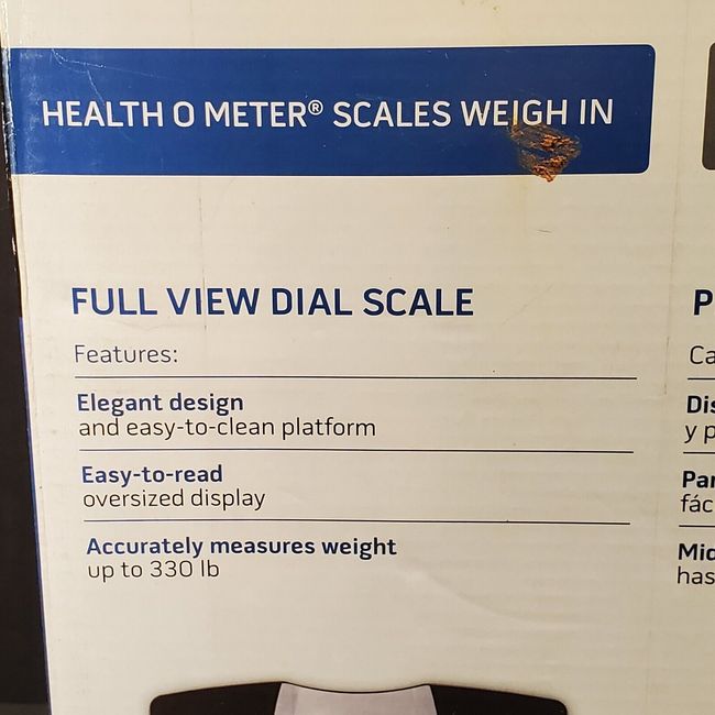 Health O Meter Floor Scale 330