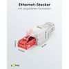 goobay 44738 CAT6 UTP RJ45 Network Connector Tool Free Assembly White