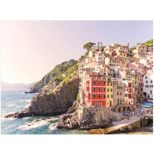 Galison Gray Malin Cinque Terre – 1000 Piece Book Puzzle with Dreamy Italian Architecture Photography from La Dolce Vita Artwork Packaged in Magnetic Keepsake Book Sized Box