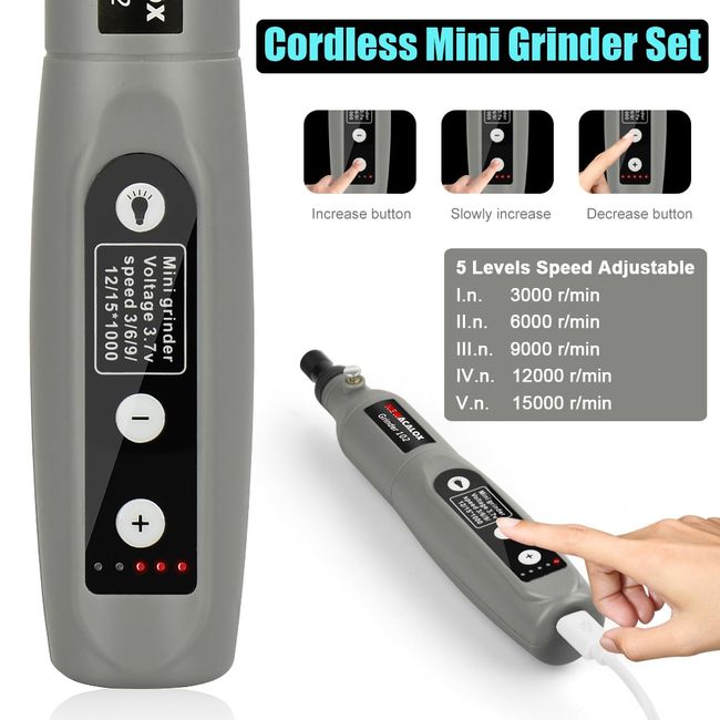 USB Cordless Mini-Grinder Set
