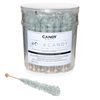 Silver Rock Candy Crystal Sticks - Original Sugar Flavored - 36 Indiv. Wrapped