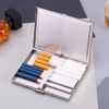 Silver Stainless Steel Slim Cigarette Case