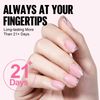 TOMICCA 5 in 1 Builder Nail Gel- 15ML Builder Base Strengthening Light Pink Nail Gel for Hard Strong Nails Tips & Extensions, UV Nail Gel Polish for Nails Repair,Nail Art Decoration Easy to Shape