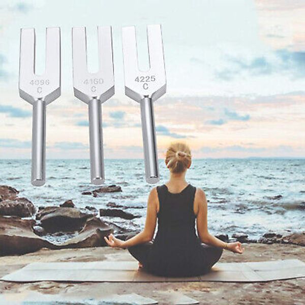 Tuning Forks Kit 4096 4160 4225 Hz Sound Healing Stress Relief Music DNA Healing